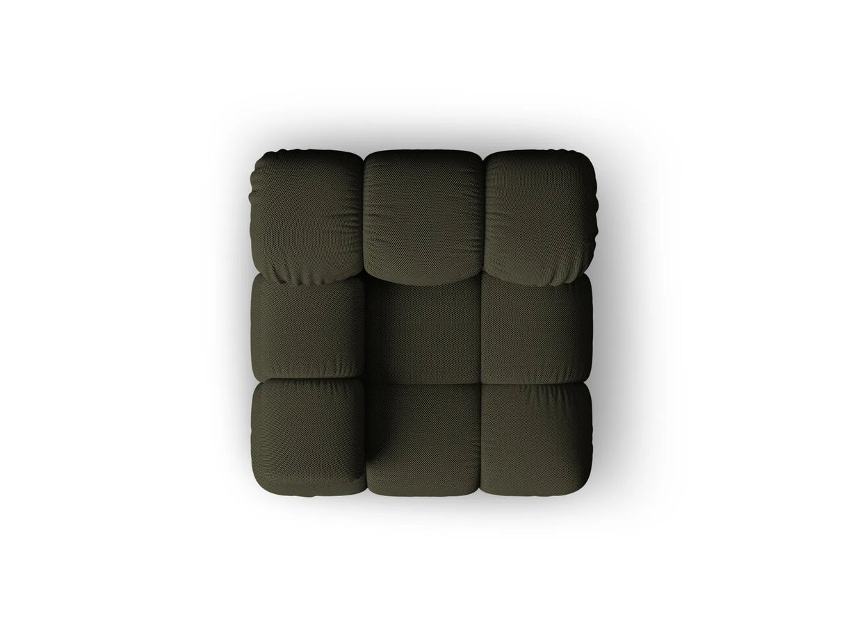 Bellis Modulares Sofa Eckmodul Links mit 3D-Stoff (Son77) in Amazon grün, 94 cm – Bild 3