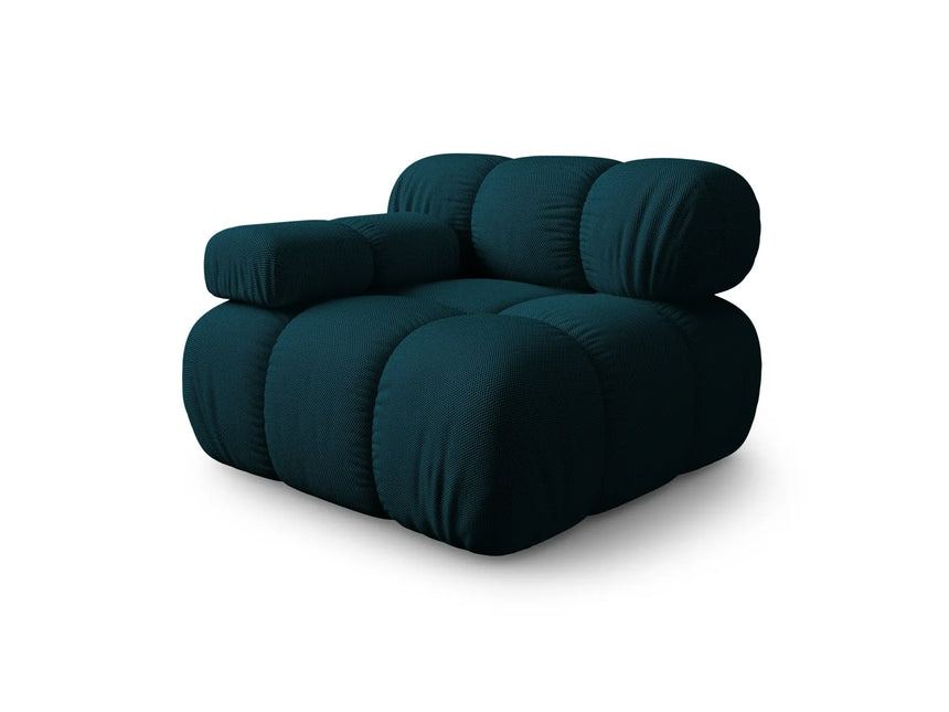 Bellis Modulares Sofa Eckmodul Links mit 3D-Stoff (Son87) in Marineblau, 94 cm – Bild 5
