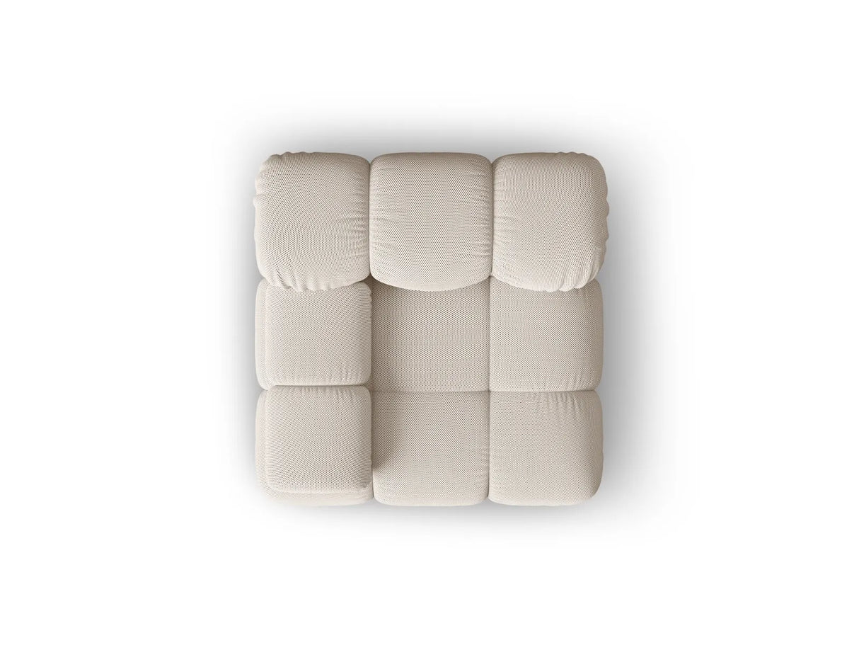 Bellis Modulares Sofa Eckmodul Links mit Samtbezug oder 3D-Stoff, 94 cm – Bild 3