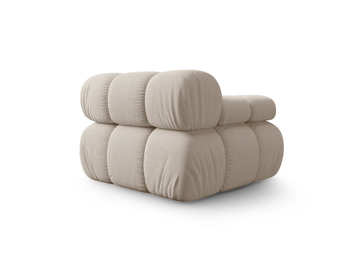 Bellis Modulares Sofa Eckmodul Links mit Samtbezug oder 3D-Stoff, 94 cm – Bild 4