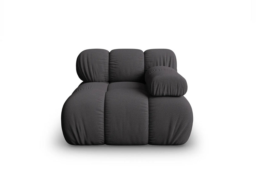 Bellis Modulares Sofa Eckmodul Rechts mit 3D-Stoff (Son15) in Espresso, 94 cm – Bild 1