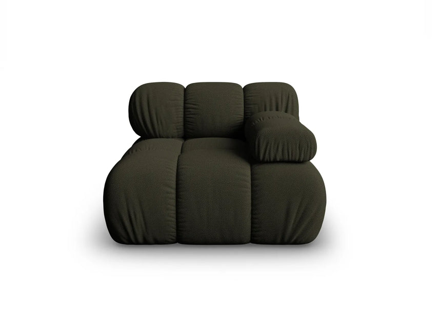 Bellis Modulares Sofa Eckmodul Rechts mit 3D-Stoff (Son77) in Amazon grün, 94 cm – Bild 1