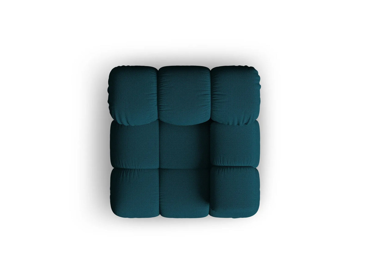 Bellis Modulares Sofa Eckmodul Rechts mit 3D-Stoff (Son87) in Marineblau, 94 cm – Bild 1
