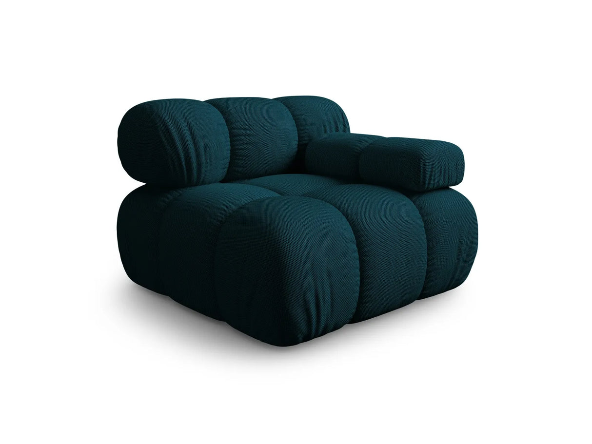 Bellis Modulares Sofa Eckmodul Rechts mit 3D-Stoff (Son87) in Marineblau, 94 cm – Bild 3