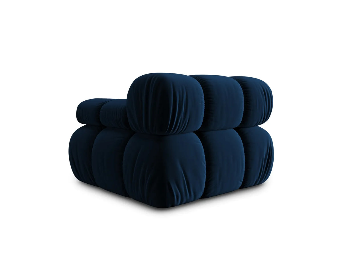 Bellis Modulares Sofa Eckmodul Rechts mit Samt-Stoff (Blu86) in Königsblau, 94 cm – Bild 6