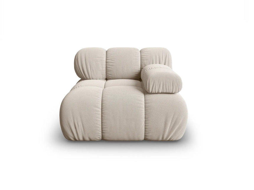 Bellis Modulares Sofa Eckmodul Rechts mit Samtbezug oder 3D-Stoff, 94 cm – Bild 1
