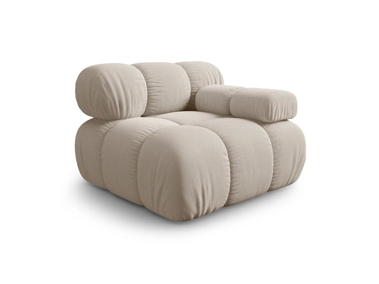 Bellis Modulares Sofa Eckmodul Rechts mit Samtbezug oder 3D-Stoff, 94 cm – Bild 2