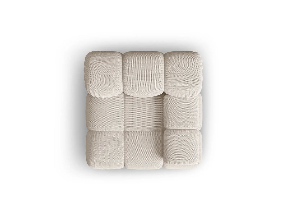 Bellis Modulares Sofa Eckmodul Rechts mit Samtbezug oder 3D-Stoff, 94 cm – Bild 3