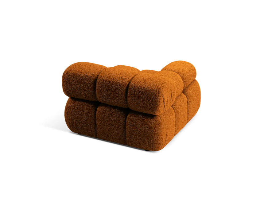 Bellis Modulares Sofa Einzelmodul Armlehne Links 94 cm mit Boucle-Polsterung (Rolf10) in Ziegel – Bild 4