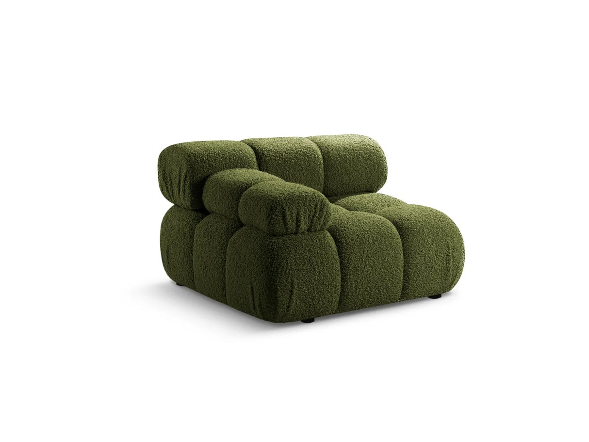 Bellis Modulares Sofa Einzelmodul Armlehne Links 94 cm mit Boucle-Polsterung (Rolf14) in Grün – Bild 2
