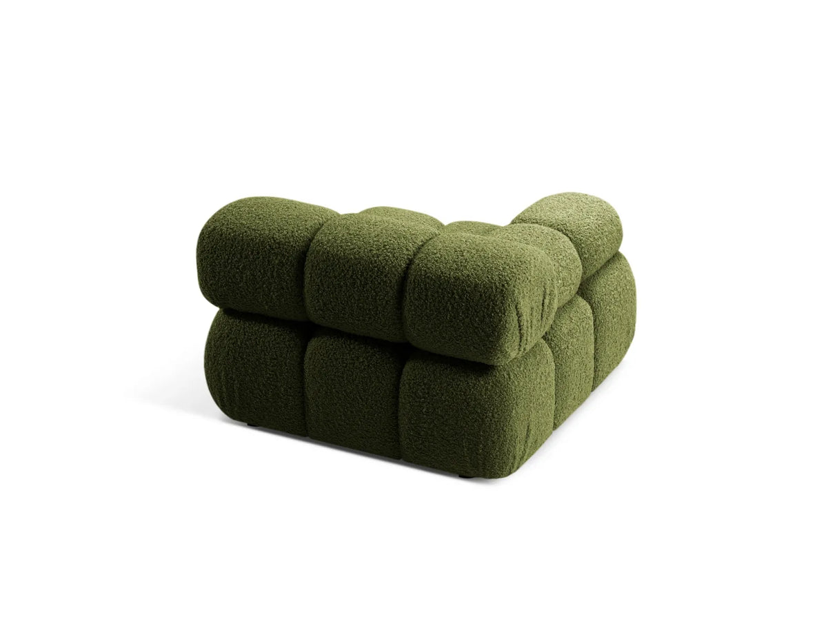 Bellis Modulares Sofa Einzelmodul Armlehne Links 94 cm mit Boucle-Polsterung (Rolf14) in Grün – Bild 4