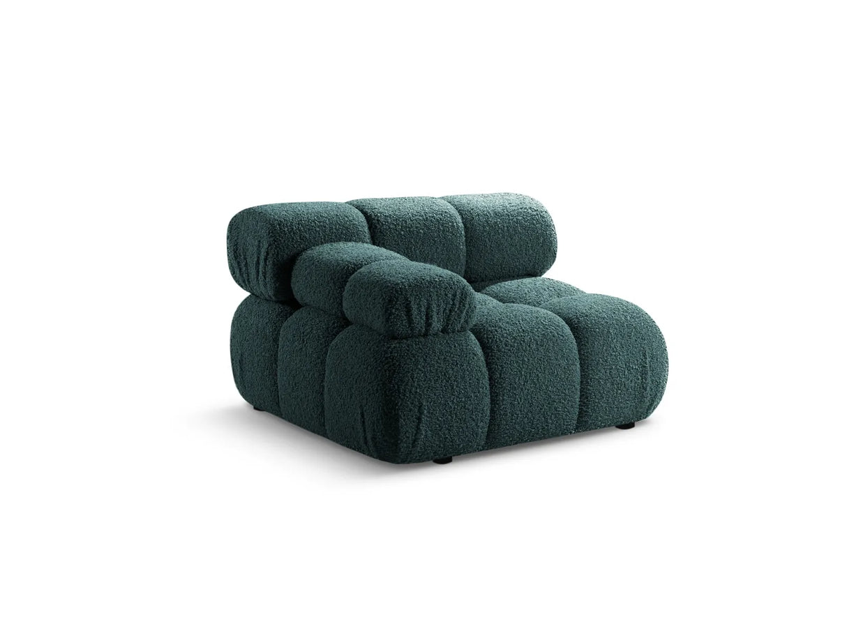 Bellis Modulares Sofa Einzelmodul Armlehne Links 94 cm mit Boucle-Polsterung (Rolf17) in Petrol – Bild 2