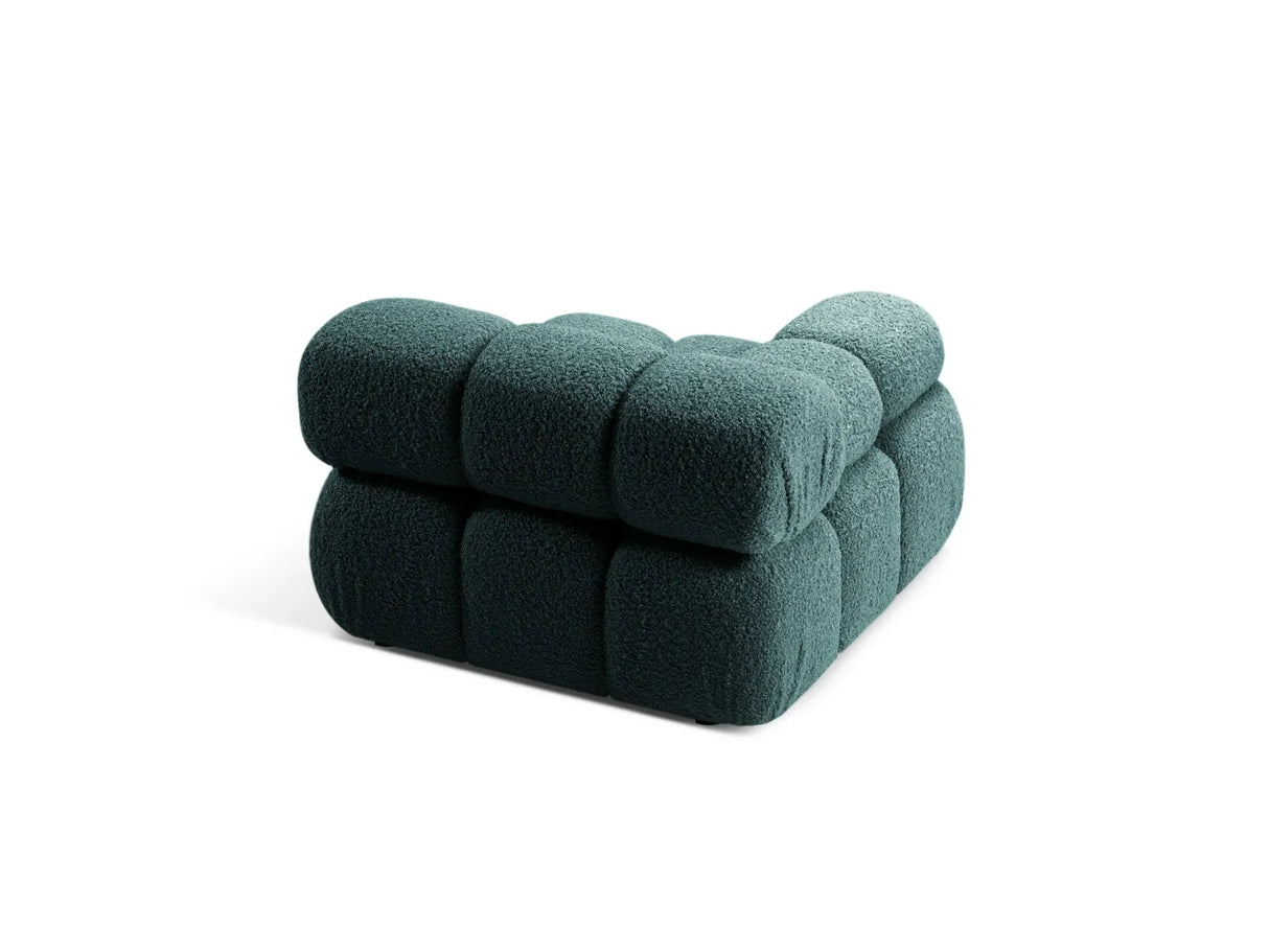 Bellis Modulares Sofa Einzelmodul Armlehne Links 94 cm mit Boucle-Polsterung (Rolf17) in Petrol – Bild 4