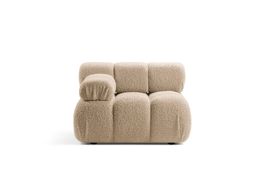 Bellis Modulares Sofa Einzelmodul Armlehne Links 94 cm mit Boucle-Polsterung (Rolf2) in Sand – Bild 2