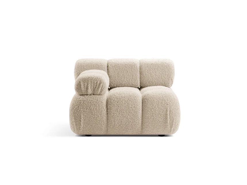 Bellis Modulares Sofa Einzelmodul Armlehne Links mit Boucle-Polsterung 94 cm – Bild 1