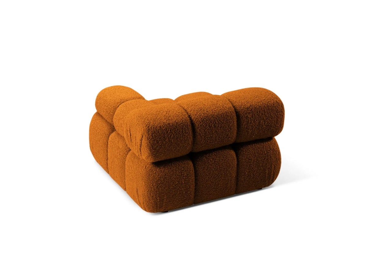 Bellis Modulares Sofa Einzelmodul Armlehne Rechts 94 cm mit Boucle-Polsterung (Rolf10) in Ziegel – Bild 4