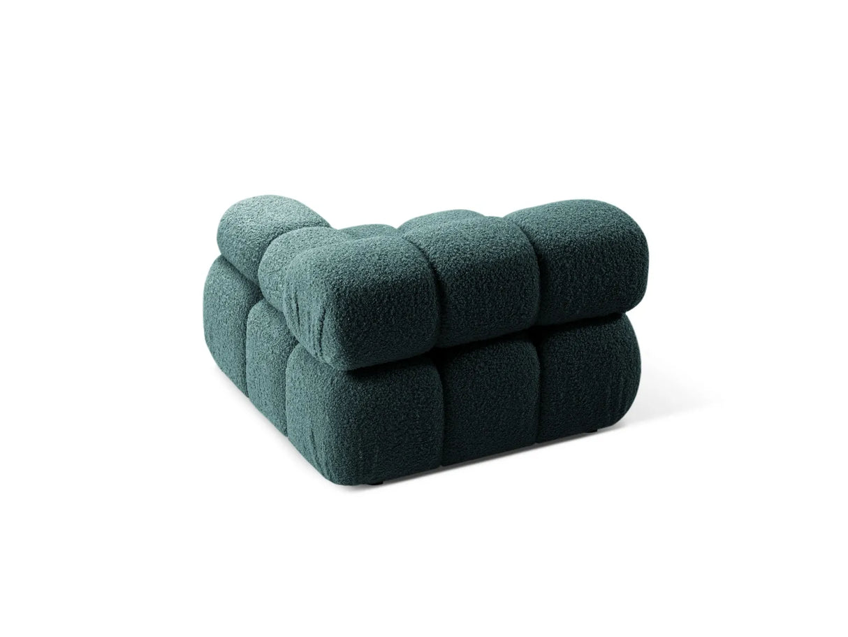 Bellis Modulares Sofa Einzelmodul Armlehne Rechts 94 cm mit Boucle-Polsterung (Rolf17) in Petrol – Bild 5