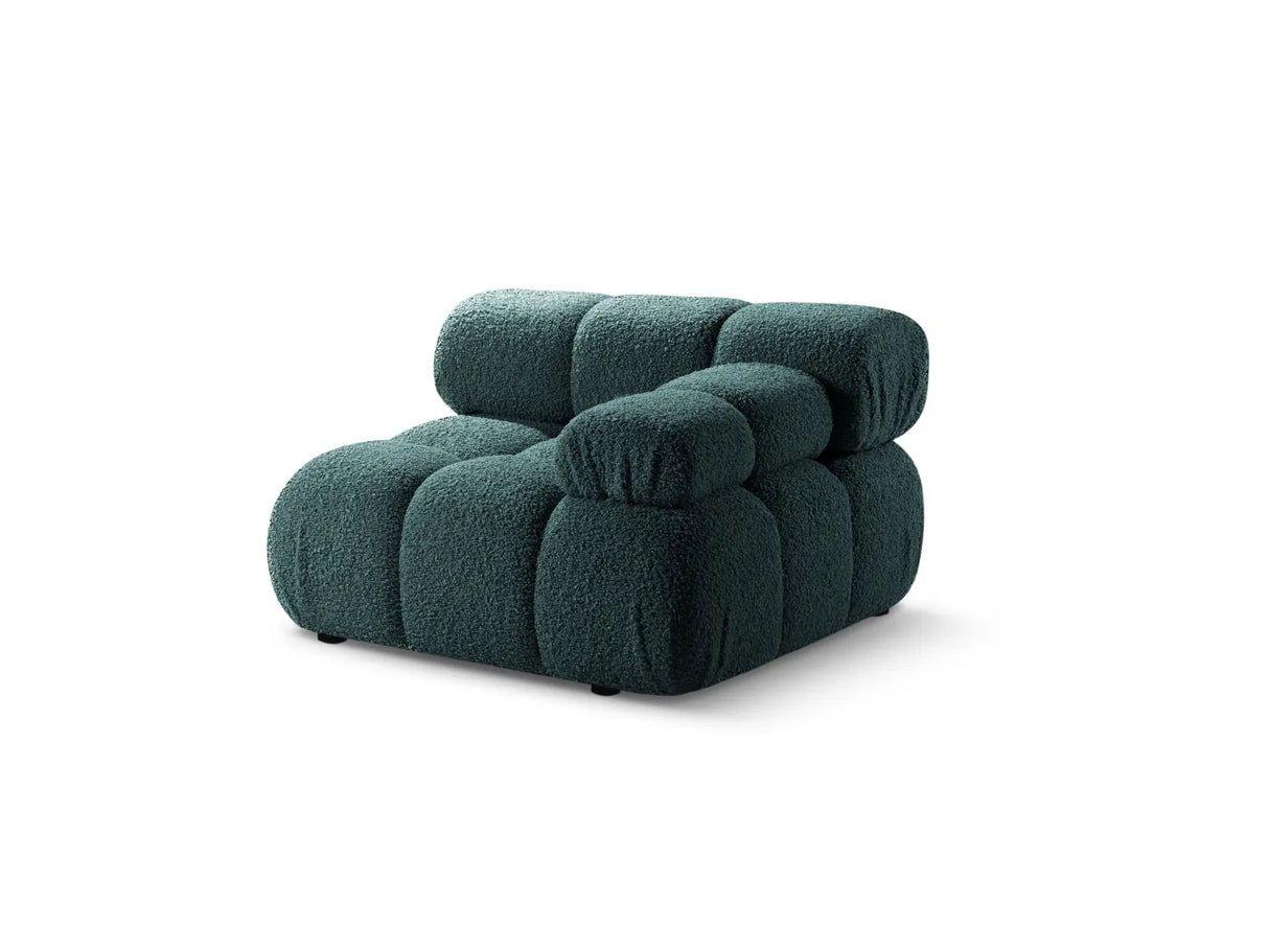 Bellis Modulares Sofa Einzelmodul Armlehne Rechts 94 cm mit Boucle-Polsterung (Rolf17) in Petrol – Bild 7