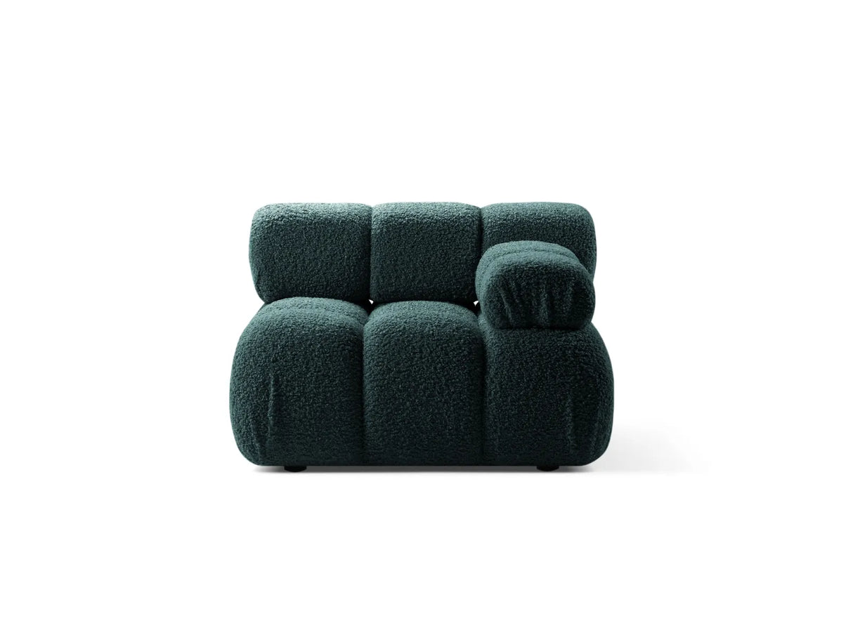 Bellis Modulares Sofa Einzelmodul Armlehne Rechts 94 cm mit Boucle-Polsterung (Rolf17) in Petrol – Bild 8