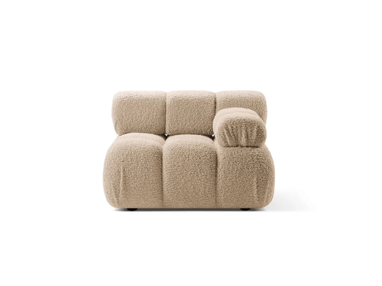 Bellis Modulares Sofa Einzelmodul Armlehne Rechts 94 cm mit Boucle-Polsterung (Rolf2) in Sand – Bild 1