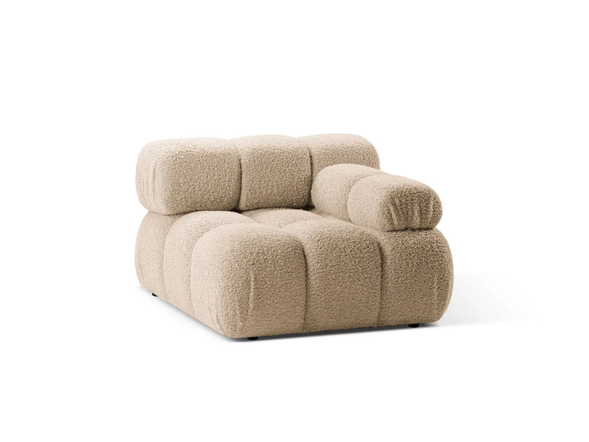 Bellis Modulares Sofa Einzelmodul Armlehne Rechts 94 cm mit Boucle-Polsterung (Rolf2) in Sand – Bild 3