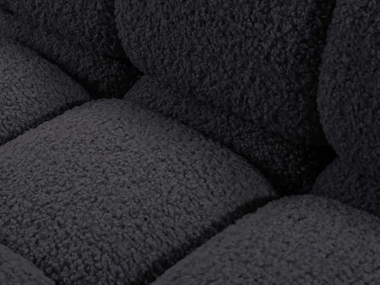 Bellis Modulares Sofa Einzelmodul Armlehne Rechts 94 cm mit Boucle-Polsterung (Rolf8) in Graphit – Bild 6