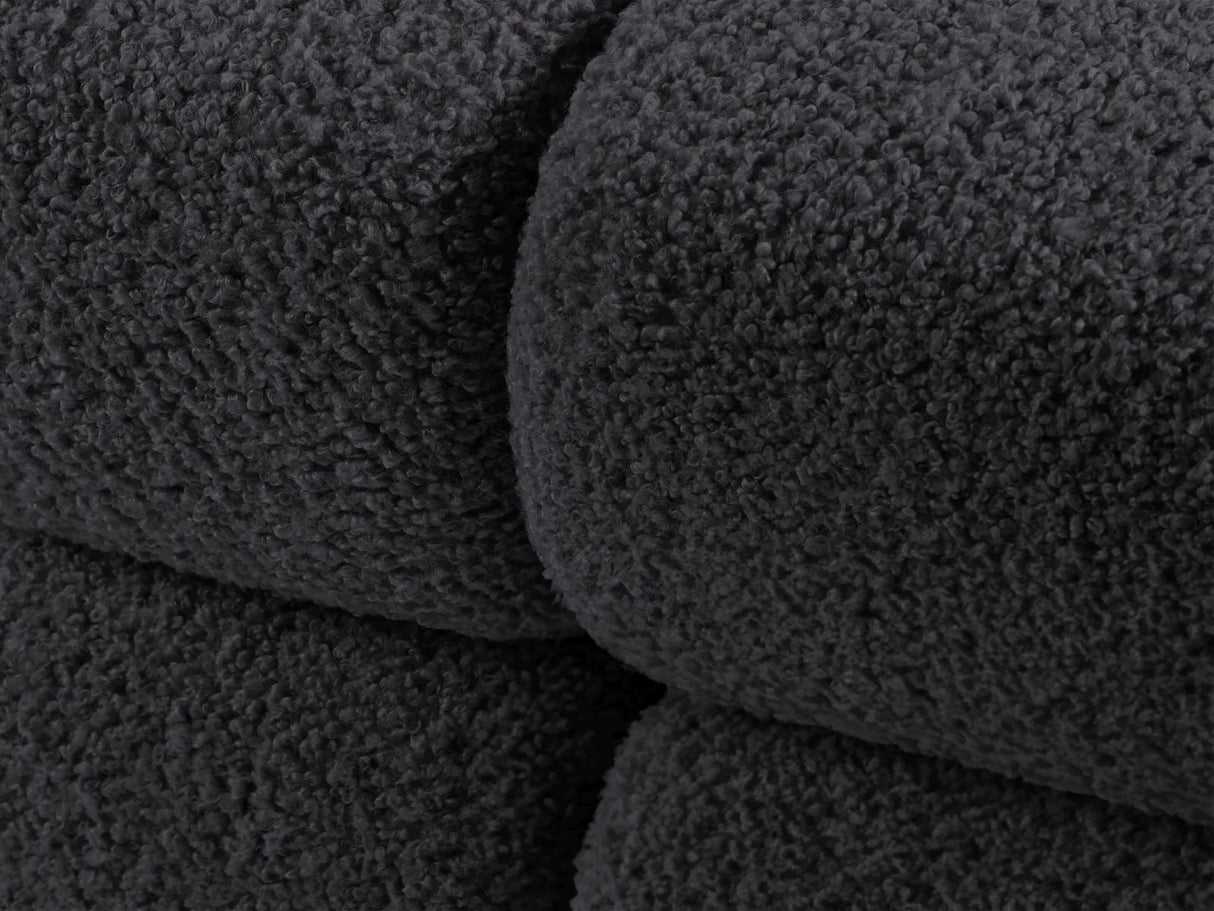 Bellis Modulares Sofa Einzelmodul Armlehne Rechts 94 cm mit Boucle-Polsterung (Rolf8) in Graphit – Bild 8