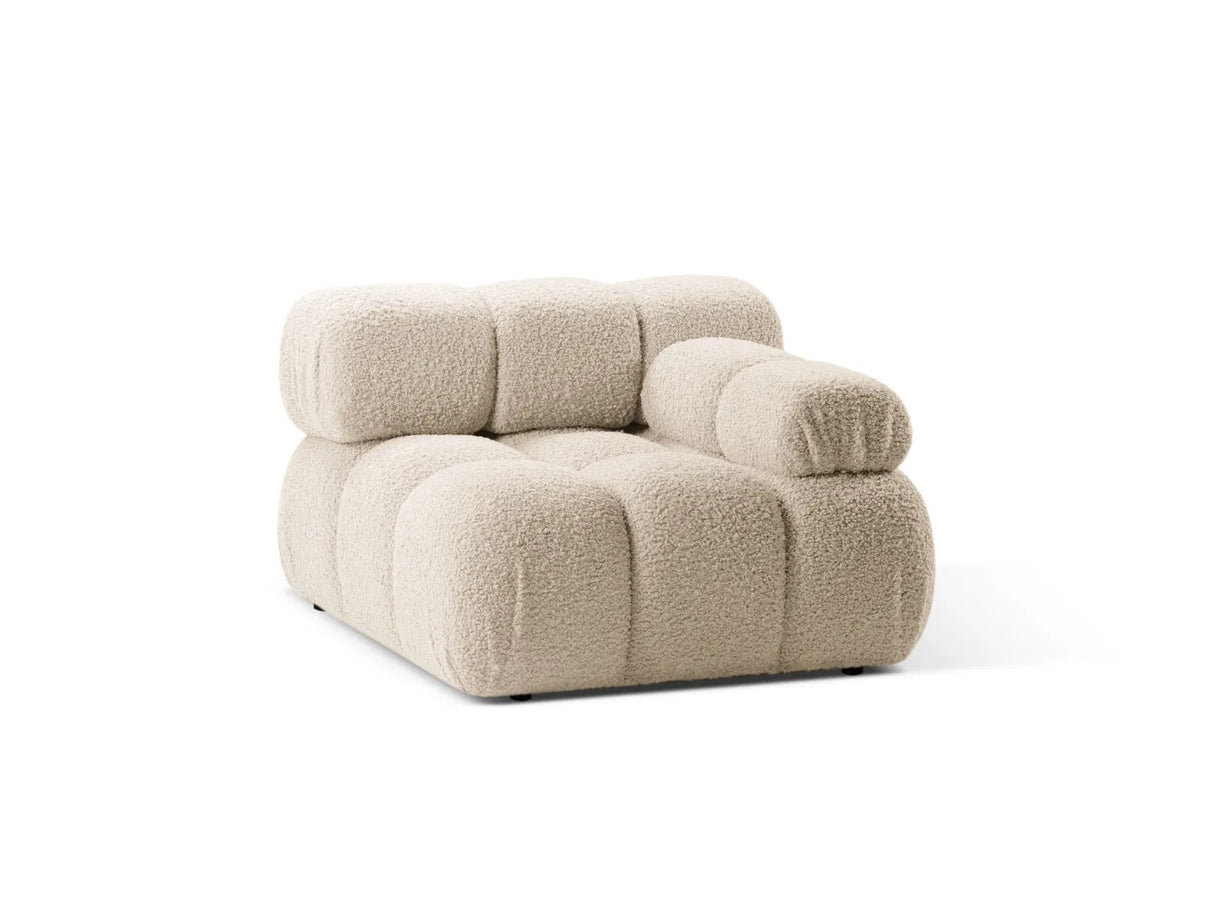 Bellis Modulares Sofa Einzelmodul Armlehne Rechts mit Boucle-Polsterung 94 cm – Bild 6