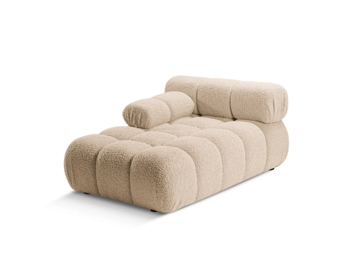Bellis Modulares Sofa Einzelmodul Chaise Longue Links 155x94 cm mit Boucle-Polsterung (Rolf2) in Sand – Bild 2