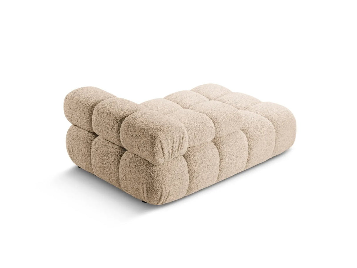 Bellis Modulares Sofa Einzelmodul Chaise Longue Links 155x94 cm mit Boucle-Polsterung (Rolf2) in Sand – Bild 4