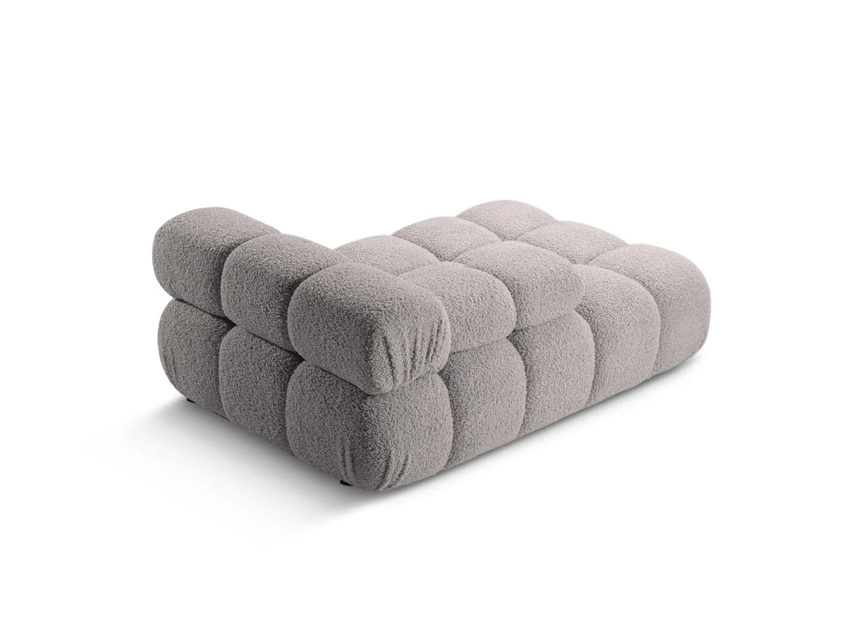 Bellis Modulares Sofa Einzelmodul Chaise Longue Links 155x94 cm mit Boucle-Polsterung (Rolf6) in Hellgrau – Bild 4