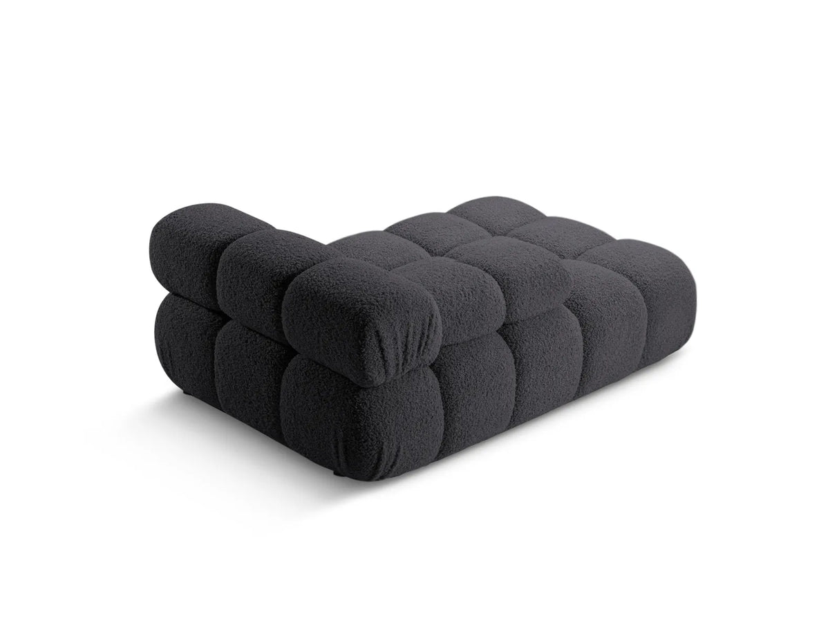 Bellis Modulares Sofa Einzelmodul Chaise Longue Links 155x94 cm mit Boucle-Polsterung (Rolf8) in Graphit – Bild 4