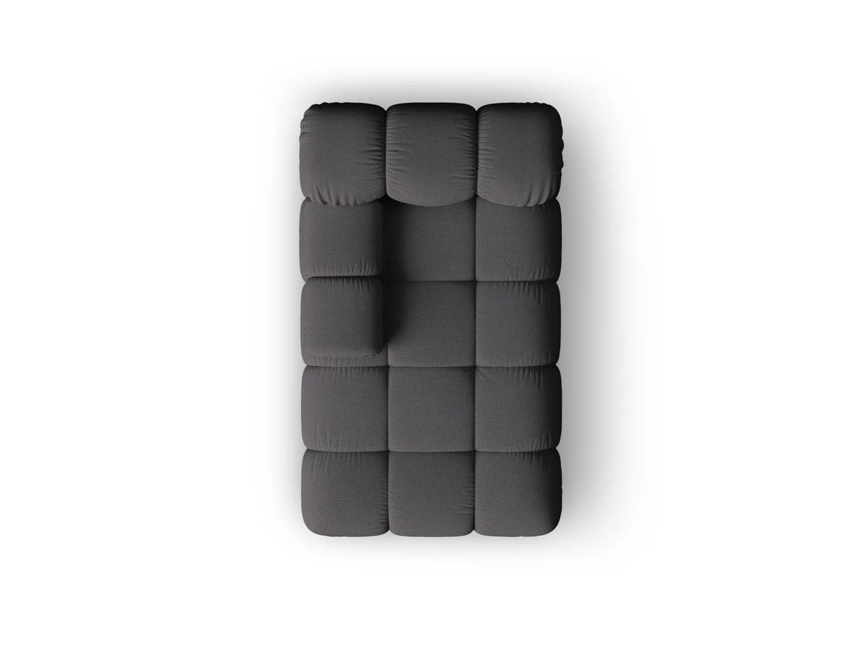 Bellis Modulares Sofa Einzelmodul Chaise Longue Links mit 3D-Stoff (Son15) in Espresso, 155x94 cm – Bild 4