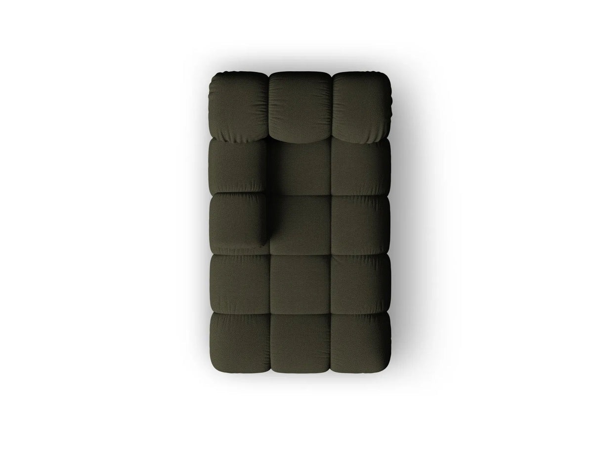 Bellis Modulares Sofa Einzelmodul Chaise Longue Links mit 3D-Stoff (Son77) in Amazon grün, 155x94 cm – Bild 3