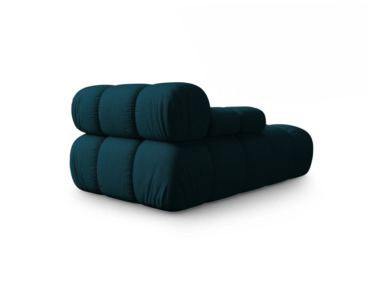 Bellis Modulares Sofa Einzelmodul Chaise Longue Links mit 3D-Stoff (Son87) in Marineblau, 155x94 cm – Bild 4