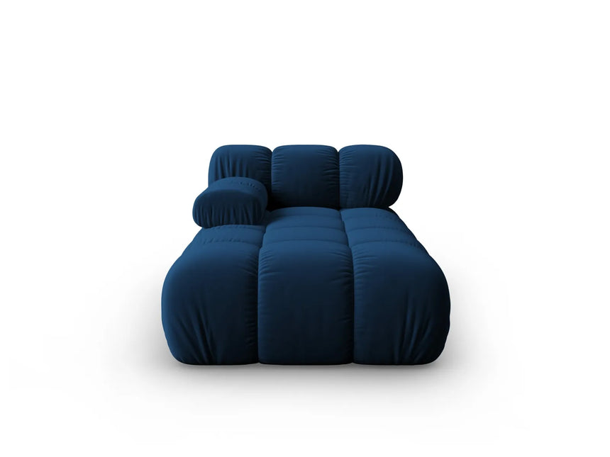 Bellis Modulares Sofa Einzelmodul Chaise Longue Links mit Samt-Stoff (Blu86) in Königsblau, 155x94 cm – Bild 1
