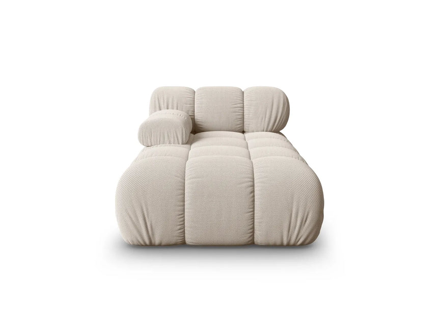 Bellis Modulares Sofa Einzelmodul Chaise Longue Links mit Samtbezug oder 3D-Stoff, 155x94 cm – Bild 1