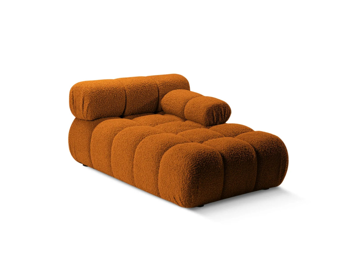 Bellis Modulares Sofa Einzelmodul Chaise Longue Rechts 155x94 cm mit Boucle-Polsterung (Rolf10) in Ziegel – Bild 3