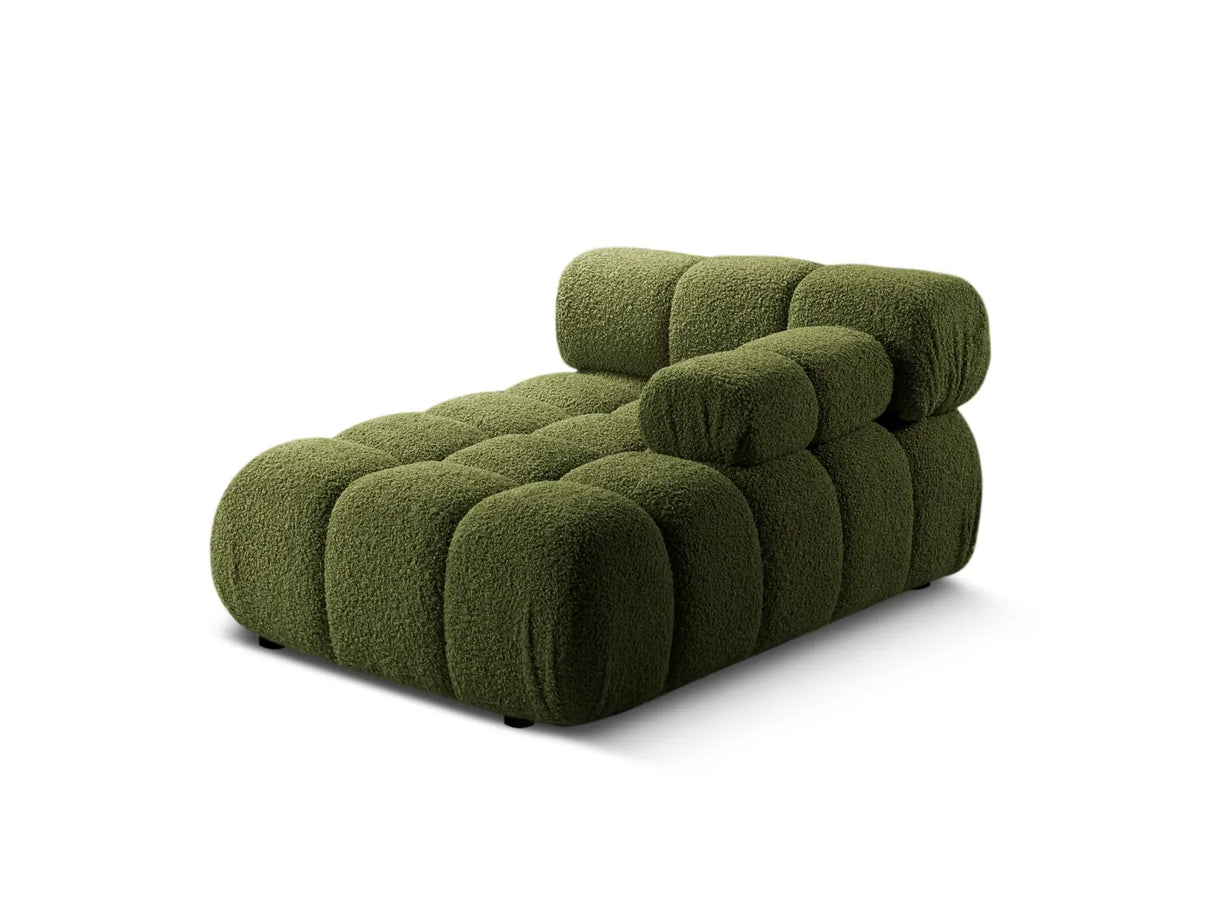 Bellis Modulares Sofa Einzelmodul Chaise Longue Rechts 155x94 cm mit Boucle-Polsterung (Rolf14) in Grün – Bild 3
