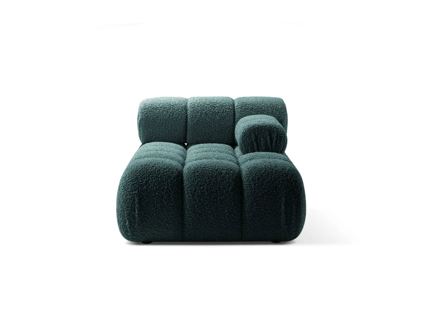 Bellis Modulares Sofa Einzelmodul Chaise Longue Rechts 155x94 cm mit Boucle-Polsterung (Rolf17) in Petrol – Bild 2