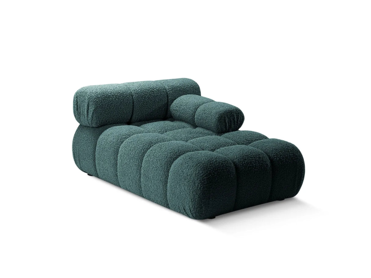 Bellis Modulares Sofa Einzelmodul Chaise Longue Rechts 155x94 cm mit Boucle-Polsterung (Rolf17) in Petrol – Bild 3