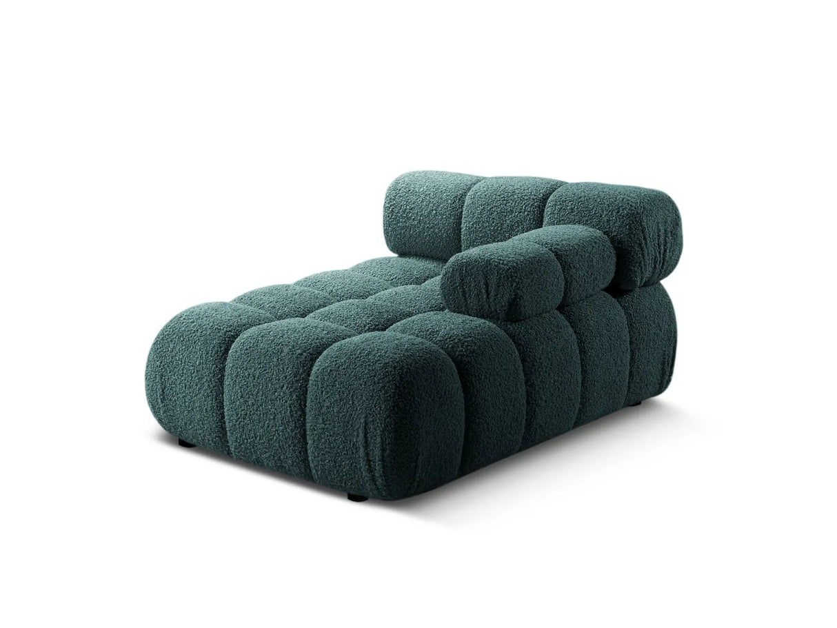Bellis Modulares Sofa Einzelmodul Chaise Longue Rechts 155x94 cm mit Boucle-Polsterung (Rolf17) in Petrol – Bild 4
