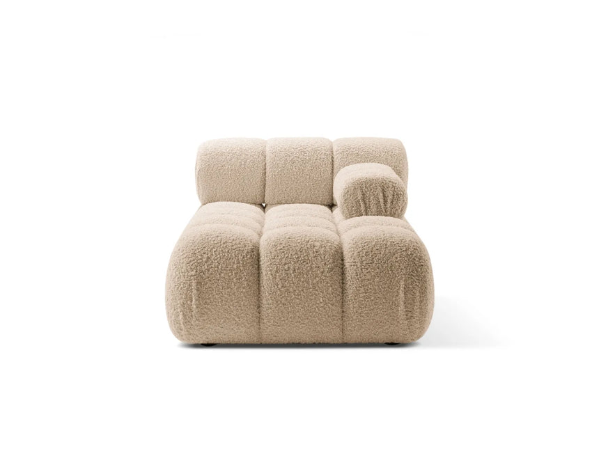 Bellis Modulares Sofa Einzelmodul Chaise Longue Rechts 155x94 cm mit Boucle-Polsterung (Rolf2) in Sand – Bild 1