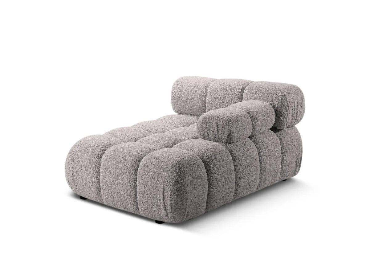 Bellis Modulares Sofa Einzelmodul Chaise Longue Rechts 155x94 cm mit Boucle-Polsterung (Rolf6) in Hellgrau – Bild 8