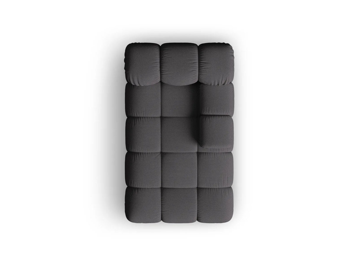 Bellis Modulares Sofa Einzelmodul Chaise Longue Rechts mit 3D-Stoff (Son15) in Espresso, 155x94 cm – Bild 4