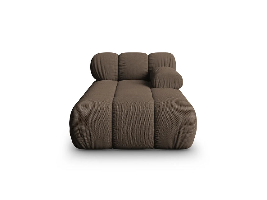 Bellis Modulares Sofa Einzelmodul Chaise Longue Rechts mit 3D-Stoff (Son40) in Braun, 155x94 cm – Bild 1