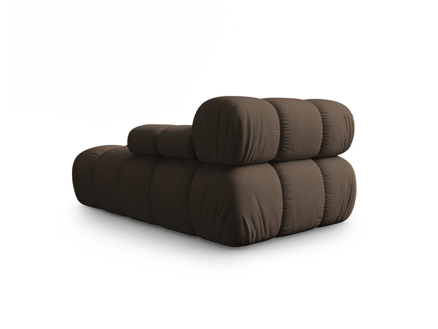 Bellis Modulares Sofa Einzelmodul Chaise Longue Rechts mit 3D-Stoff (Son40) in Braun, 155x94 cm – Bild 4