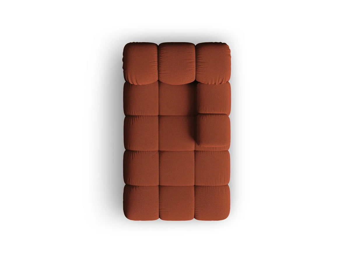 Bellis Modulares Sofa Einzelmodul Chaise Longue Rechts mit 3D-Stoff (Son44) in Ziegel, 155x94 cm – Bild 4