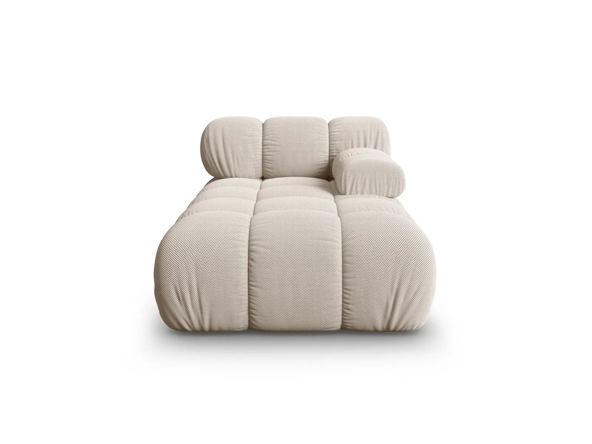 Bellis Modulares Sofa Einzelmodul Chaise Longue Rechts mit Samtbezug oder 3D-Stoff, 155x94 cm – Bild 1