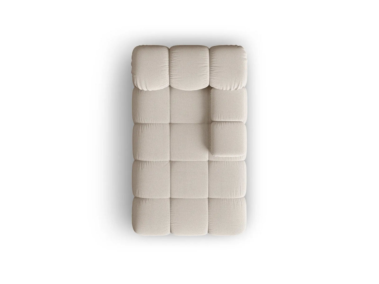 Bellis Modulares Sofa Einzelmodul Chaise Longue Rechts mit Samtbezug oder 3D-Stoff, 155x94 cm – Bild 3